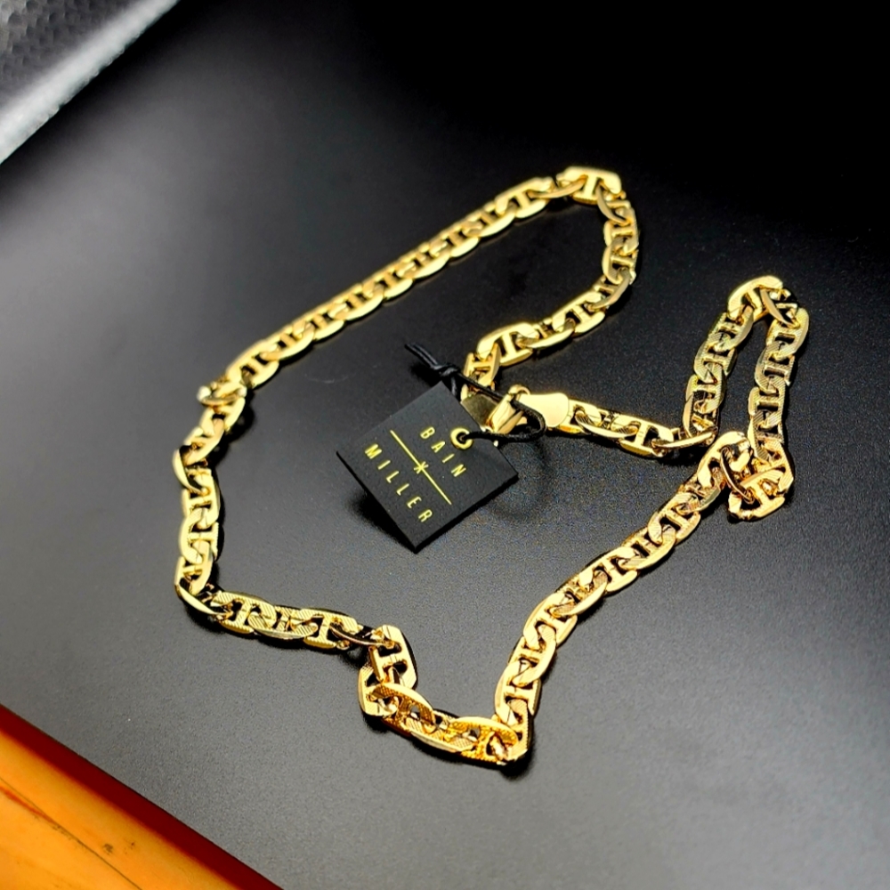 BAIN MILLER Men's Brass Necklace